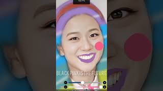 Requested video !!! Unicorn 🦄 Hair Edit on Jisoo 🤗#solo #shorts #viral #blackpink #jisoo