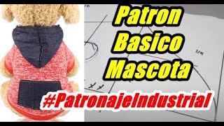 Patron Basico De Perrito A La Medida Y Escalado