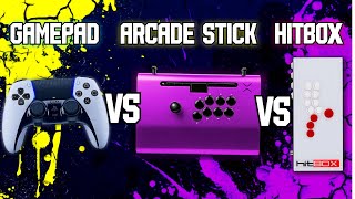 GAMEPAD vs ARCADE STICK vs HITBOX (Street Fighter 6)