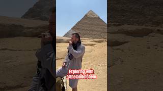 Exploring Giza #pyramid #explore #adventure #ancient #history #travel #travelvlog #archaeology