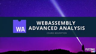 WebAssembly Advanced Modules Analysis - Training description (Day 2)