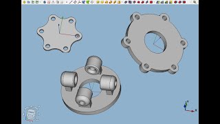 FreeCAD.#7. Круговой массив