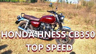 HONDA Hness CB350 Top Speed