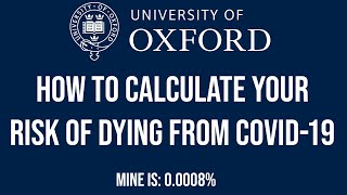 How To Calculate Your Risk Of Dying From Covid-19