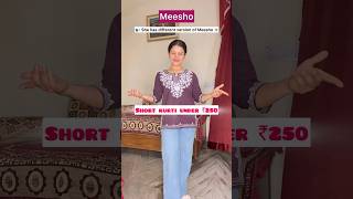 Meesho short kurti #under250 #meesho #meeshofinds #meeshohaul #meeshokurti #shortkurti #fashion