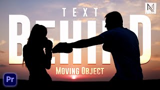 Text Magic: Creating Motion with Text Behind Moving Object