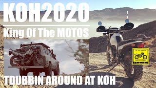 Hauled the Yamaha TW200 on the ADV80 out to ride around at King Of The Hammers 2020