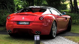 Ferrari 599 SA Aperta | Start Up + Acceleration + Carporn | Munich