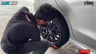 Emang boleh jadi secakep ini..??  Honda Brio pakai Velg FE01 HSR Ring 15