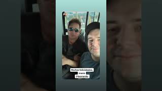 Leonardo com seus videos.(4)