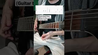 Easy guitar tab: Black Eyed Peas - Where is the Love