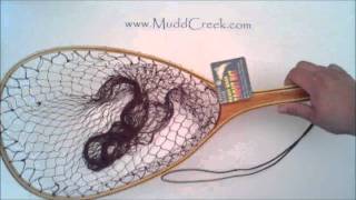 Crystal River Deluxe Wood Trout Fishing Net Review by MUDD CREEK