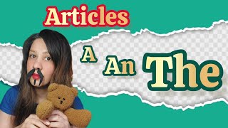 Articles a an the | english grammar