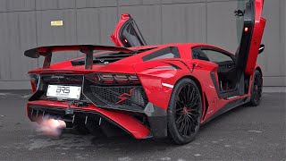 Lamborghini Aventador SV with Capristo Straight Pipe in Action | Tunnel Runs, Accelerations, Flames🔥