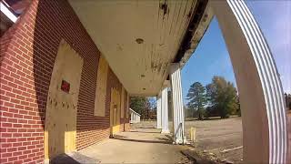 Flying my drone at an abandoned Motel and trailer park.