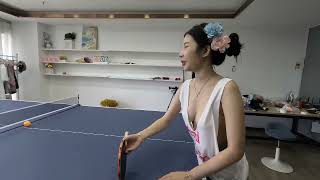 Hot Girls home table tennis tournament - Game 31