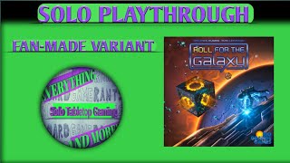 Roll for the Galaxy Solo Playthrough