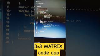 matrix in c++ programming || C++ Program To Print Matrix || Matrix in c++ programming||Matrix in C++