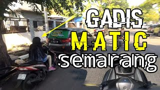 GADIS MATIC DI STASIUN PONCOL SEMARANG SIANG HARI