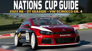 [Gran Turismo 7] '23 Nations Cup Guide R6 - Dragon Trail Seaside - Volkswagen Scirocco Gr. 4