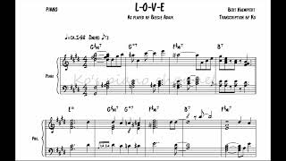 L-O-V-E · Beegie Adair [jazz piano transcription]