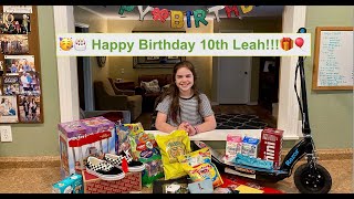 Leah's 10th Birthday Video 2020