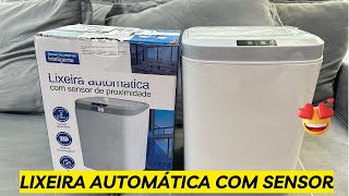 LIXEIRA AUTOMÁTICA COM SENSOR DA SHOPEE