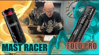 DRAGONHAWK FOLD PRO and MAST RACER tattoo machine Real review