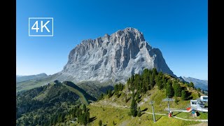 Dolomites, Selva Di Val Gardena, Italy - 4K Walk