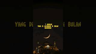 7 Amalan yang dianjurkan di bulan ramadhan... #shorts #trending #viral #islam #hijrah #nasehat