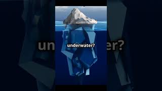 The hidden danger of icebergs: Titanic tragic lesson! #shorts #viralvideo #titanic #iceberg #sink