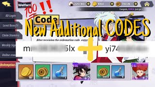 Inuyasha Awakening : 4th & 3rd Redemption Codes HACKS “ +2 SR HERO”