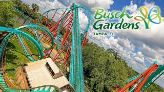 Esta JOYA es mejor que DRAGON KHAN | Kumba On Ride POV - Busch Gardens Tampa