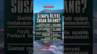 Kenapa Rezeki Susah Datang #videoshort #motivasi #video