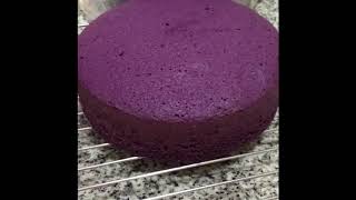 Ube Chiffon Cake with Whippit Ube Frosting/ Purple Yam Cake