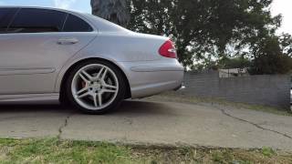 w211 e55 AMG Mid Length Headers Sound Check