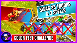 Easily 3 Star Painter King Challenge | How to Complete Color Fest Challenge | Clash of Clans