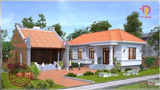 Nhà vườn hiện đại : Thiết kế tổng quan từ đường gia đình #dthouse