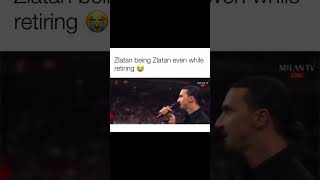 Zlatan being Zlatan even while retiring 😂