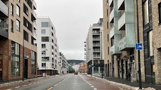 Driving Through Lillestrøm, Norway-A Morning In Late Autumn 🍂