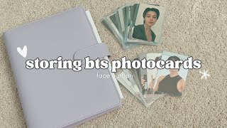 storing bts photocards #16 + ch.2 binder set up