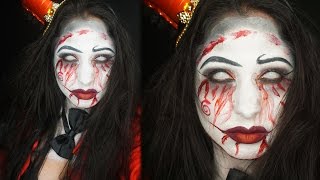 Possessed Ringleader Halloween Makeup Tutorial