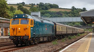 50050 Hauls Vintage Trains’ ‘Plymouth’ Railtour Through Dawlish & Totnes (24/08/22)