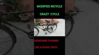 How to our cycle modified at home | #shorts #modifiedcycle #crazycycle #trending #electriccycle