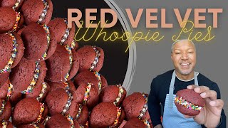 Red Whoopie pies