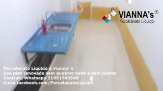 Porcelanato Liquido cozinha Temos curso com estagio obra  whatsapp 21999358395