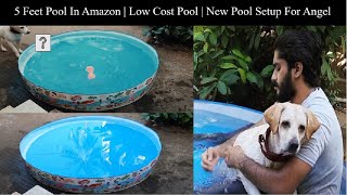 Unboxing New 5 Feet Intex Pool Malayalam | Low cost pool in Amazon | Pool for Angel | No Air Filling