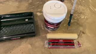 BEHR Concrete and Garage 1 Part Epoxy Coating Test