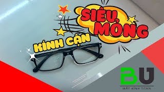 Kính cận siêu mỏng 13.5 độ chiết xuất 1.74