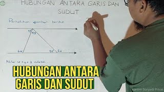 Cara Cepat Menghitung Soal Hubungan Antara Garis Dan Sudut